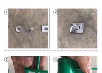 雙邊護欄網防盜螺絲安裝步驟？